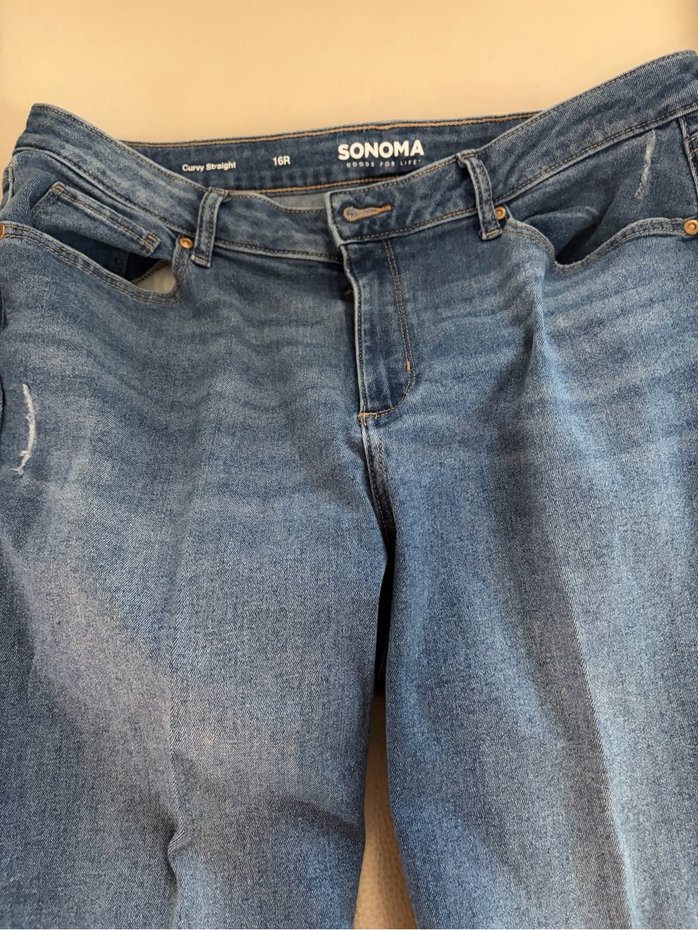 Sonoma Women's Curvy Jeans Straight-leg